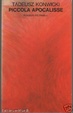 Copertina di “Piccola apocalisse” di Tadeusz Konwicki (Feltrinelli)